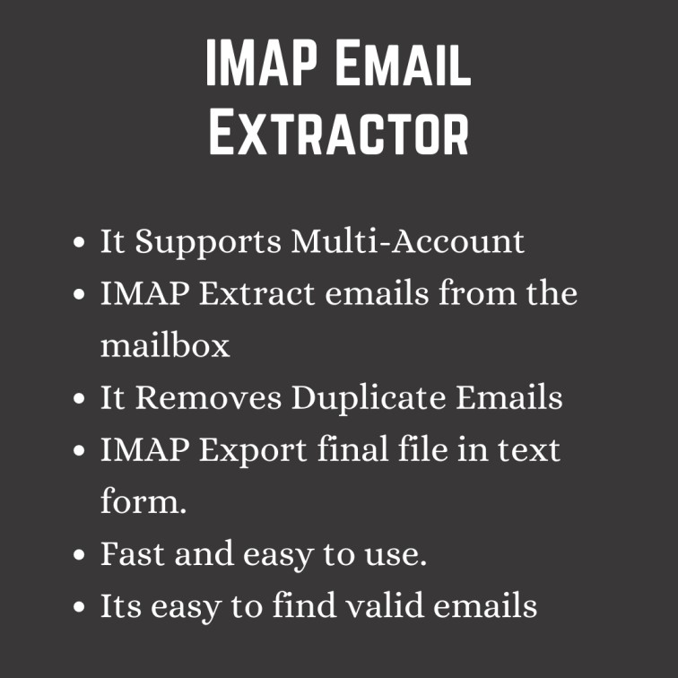 IMAP Email Extractor – Email Extractor Software