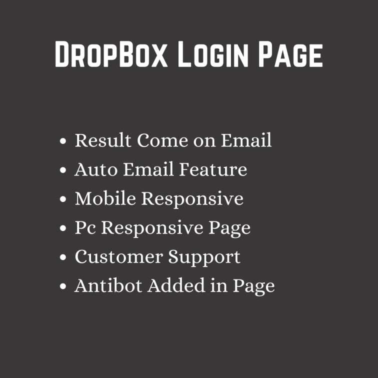 New DropBox Login Scam page 2022