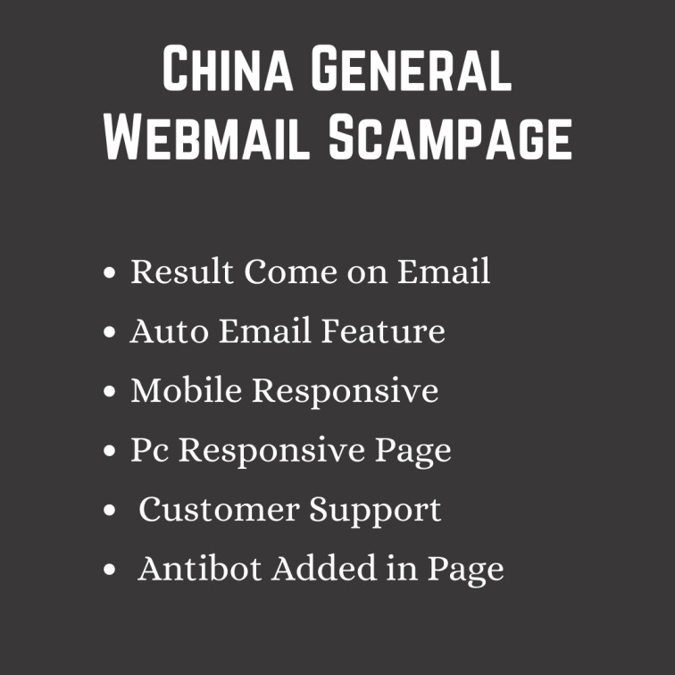 China General Webmail Scam-page