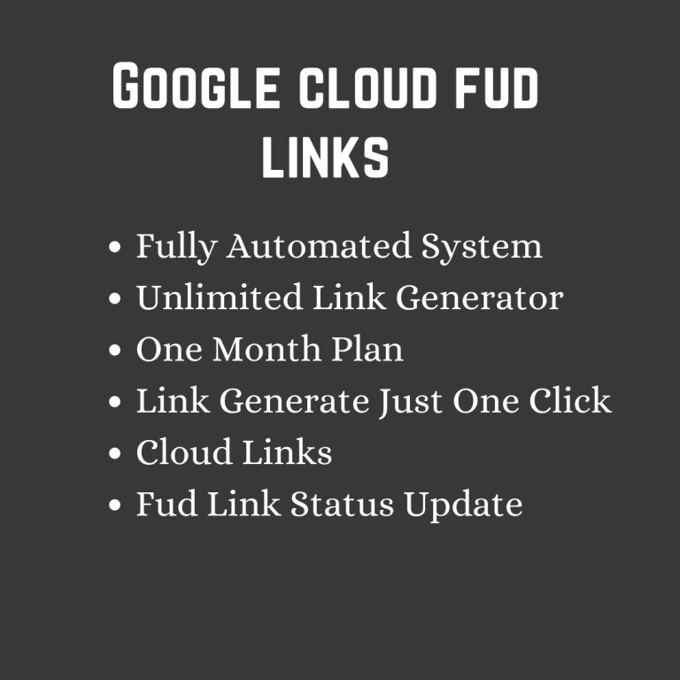 Google Cloud Fud Links