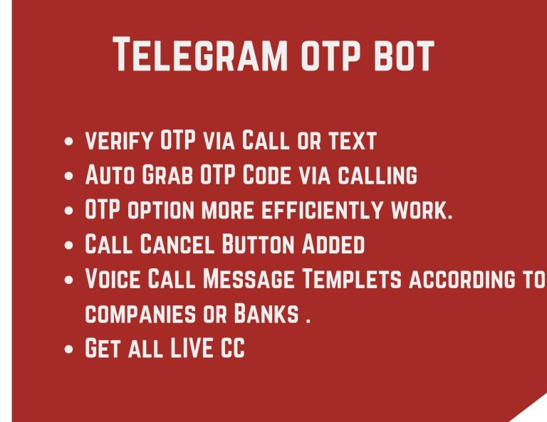 Telegram OTP BOT Updated